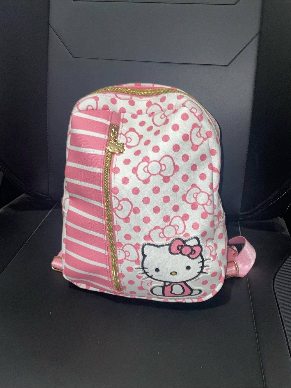 Hello Kitty Pink Polka Dot little girls Backpack